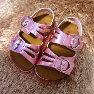 Rachel Shoes Girls Pink Holographic size 6M